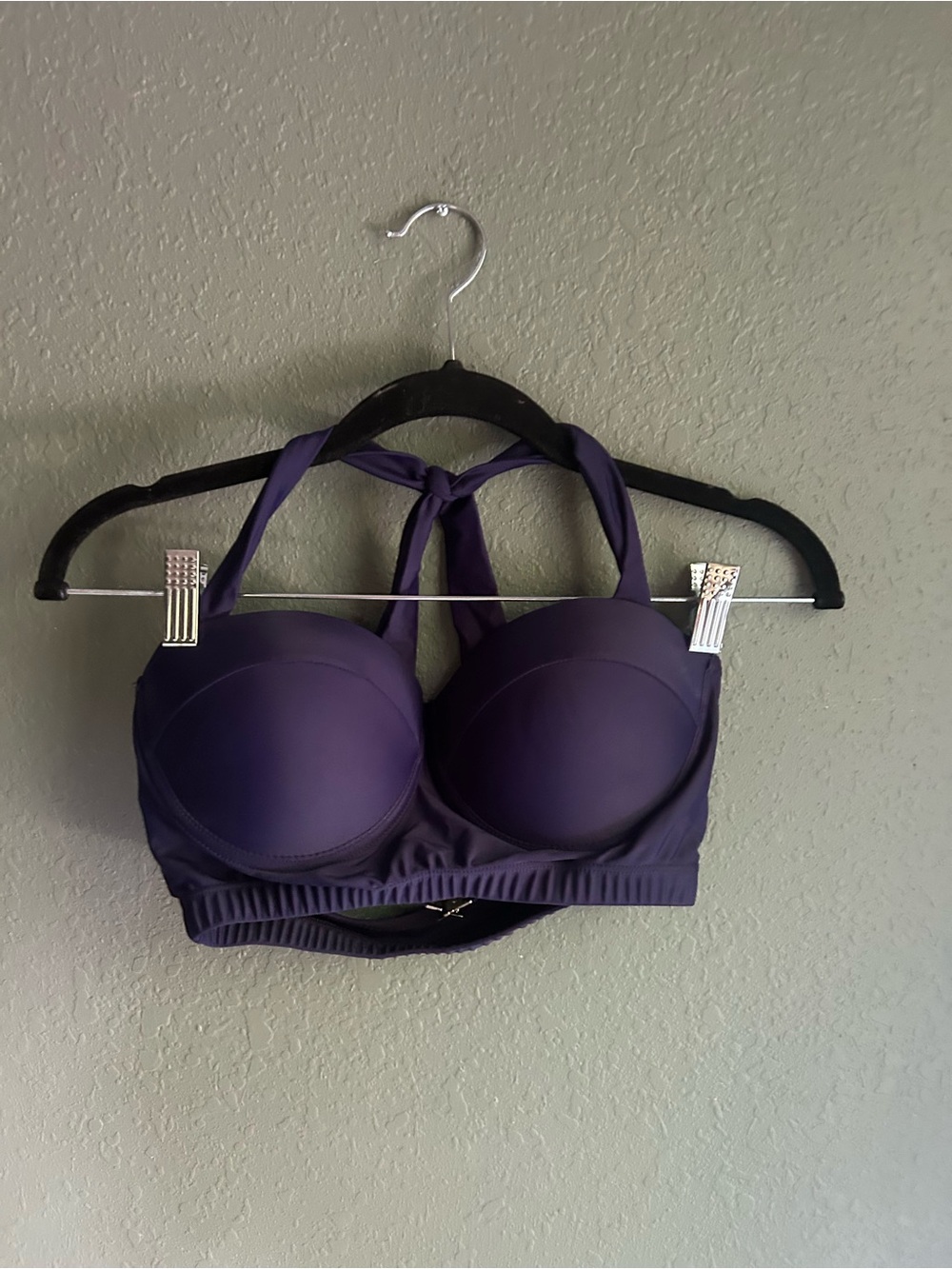 Halter Push Up Bikini Top